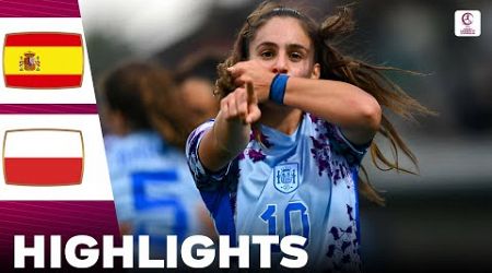 Spain vs Poland | Highlights | U17 Women&#39;s European Championship 09-05-2024