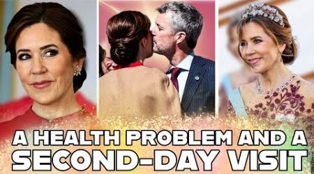 Queen Mary of Denmark&#39;s health problems and the second day of the royal couple&#39;s visit to Sweden