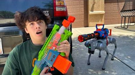 Ethan has a Big Problem With a A.I. Robot Dog Security Bot!