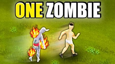 Project Zomboid but there&#39;s only one zombie... and he is invincible
