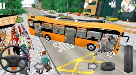 Public Transport Simulator 2 - Driving an Orange Bus in Apollo and Saturn Lane