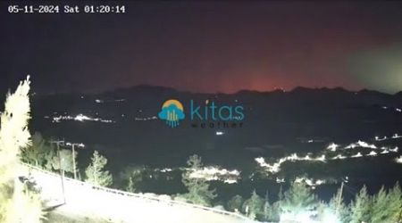 Bright Aurora visible from Cyprus and caught on camera for the first time 11/5/2024
