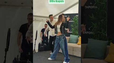 Eurovision 2024 - Cyprus | Silia Kapsis dances &quot;Liar&quot; LIVE @ Wiwibloggs Emporia Lounge!