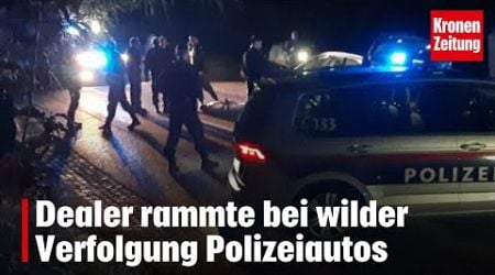 Drogendealer rammte bei wilder Verfolgung Polizeiautos | krone.tv NEWS