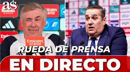 RUEDA de prensa de ANCELOTTI y SANDOVAL | GRANADA - REAL MADRID