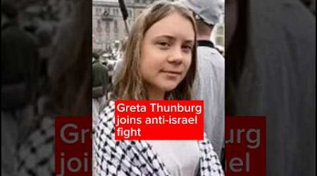 Greta Thunburg joins Pro-Palestine protests. #palestine #shorts #gretathunberg