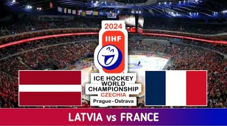 Latvia vs France Hockey Live Score | IIHF World Championship 2024 | Ice Hockey Live Score