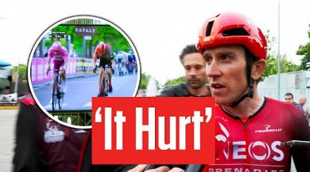 &#39;This Is Hurting&#39;: Geraint Thomas Shuts Down Tadaj Pogacar Giro d&#39;Italia Attack
