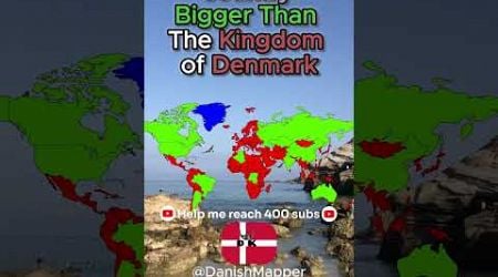 Is YOUR country Bigger than Denmark? #countryballs #europe #history #mapping #geography #denmark