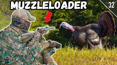 Turkey Tour Day 32 - Hunting Turkeys w/ Muzzleloader Shotgun