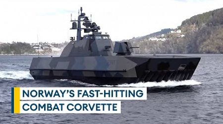 Norway&#39;s camouflaged Skjold-class corvette designed to hit hard and then disappear