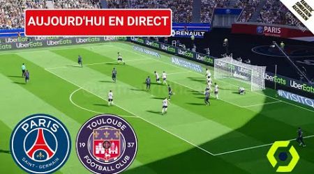 PSG vs Toulouse | Ligue 1 23/24 | Video Game Simulation