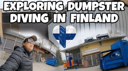 INIKOT ANG MGA BASURAHAN DITO SA FINLAND | DUMPSTER DIVING IN FINLAND | THAI-FINNISH