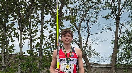 Gareth Crawford sets new county javelin record at Donegal Championships