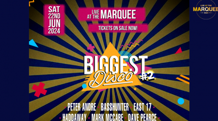 WIN A PAIR OF TICKETS TO THE BIGGEST DISCO AT THIS YEAR'S LIVE AT THE MARQUEE, CORK