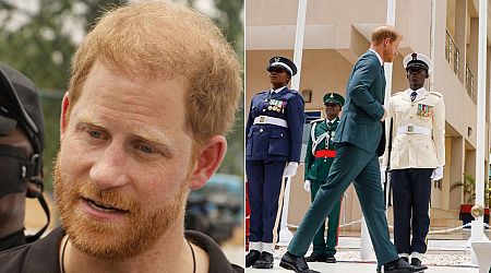 Prince Harry branded 'cringey' for inspecting troops after being stripped of military titles