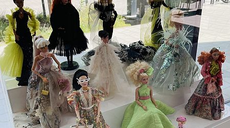 Barbie Dolls Dressed by Hungarian Luxury Brand Exhibited at a New Location