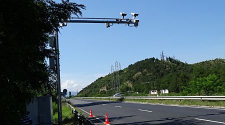 Toll cameras will start measuring the speed of vehicles