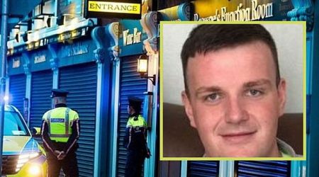 Court sees CCTV of moment gunman Tristan Sherry is killed as diners and small child rush for cover