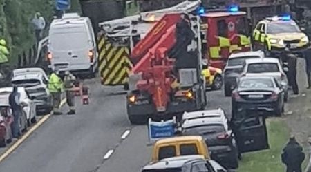 M11 reopened after lorry crash in Co Wicklow