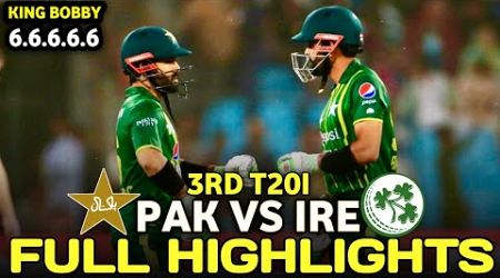 Full Highlights | Pakistan Vs Ireland 3rd T20 2024 | PAK VS IRE T20 Full Highlights