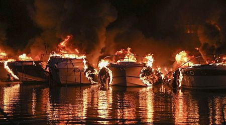 Fire at a marina in Croatia destroys 22 boats but no injuries reported