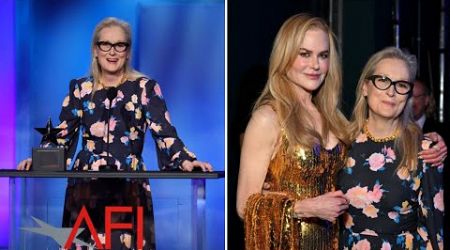 Meryl Streep Honors Nicole Kidman&#39;s Fearless Talent and Unconventional Habits