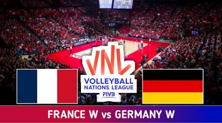 France vs Germany Volleyball Live Score | FIVB Volleyball Women&#39;s Nations League | VNL Women Live