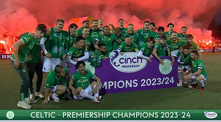 Celtic crowned champions after thrashing Kilmarnock