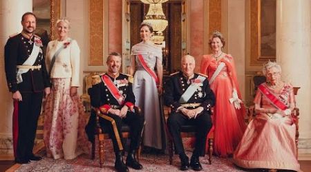 Danish royals hosted to a spectacular dinner banquet in Norway #royalfamily #denmarkroyalfamily