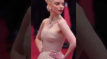 Anya Taylor-Joy Dazzles in Dior Couture on Cannes Red Carpet #shorts #cannes2024
