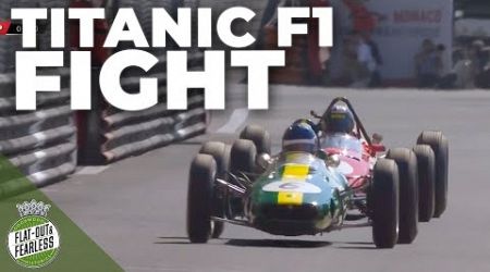 A tense Ferrari vs Lotus F1 battle | 61-66 F1 full race | Monaco Historic