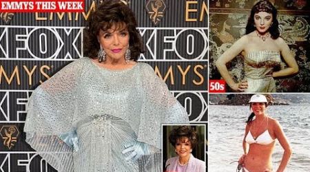 Joan Collins, 90, divides opinion with super-cinched waist in daring throwback photo