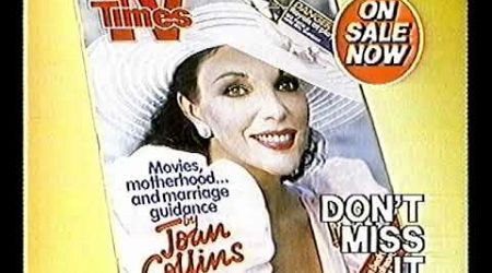 TV Times advert. Joan Collins, sporting royals, unknown year