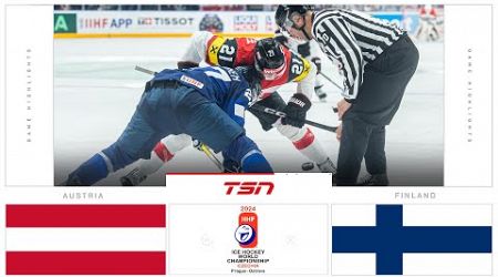 Austria vs. Finland Highlights | 2024 Men&#39;s World Hockey Championship
