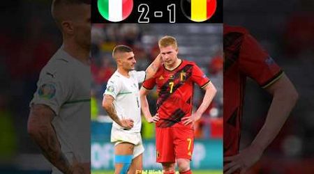 Italy vs Belgium UEFA Euro 2020 quarter final #football #youtube #shorts