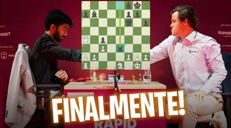 Magnus Carlsen e Gukesh FINALMENTE se enfrentam! Superbet Poland Rapid &amp; Blitz 2024