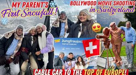 We went to the TOP OF EUROPE, Yash Raj&#39;s GARDEN in Switzerland! #TravelWSar