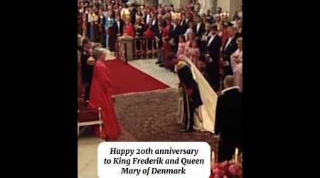 Happy 20th anniversary to King Frederik and Queen Mary of Denmark