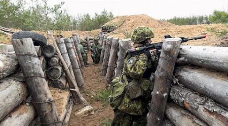 L&#39;Estonia teme la minaccia russa: volontari civili si preparano alla guerra di trincea