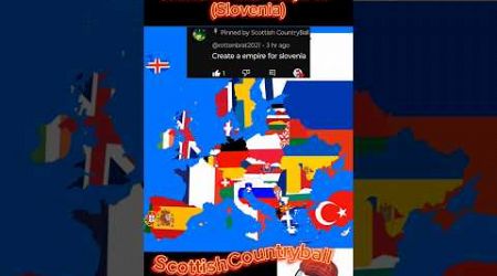 Day 33 of Turning Countries into Empires (Slovenia)#2024#europe#mapping#geography#map#viral