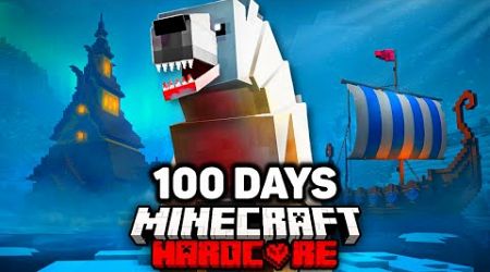 I Survived 100 Days in NORWAY in Hardcore Minecraft!