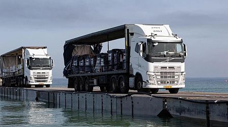 Trucks are rolling across a new US pier into Gaza, but challenges remain to getting enough aid in