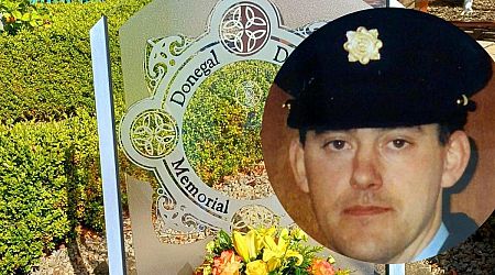An Garda Siochana in Donegal remember Sergeant Paul Reid on his 29th anniversary