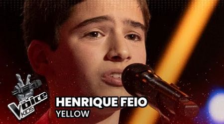 Henrique Feio - &quot;Yellow&quot; | Provas Cegas | The Voice Kids Portugal 2024