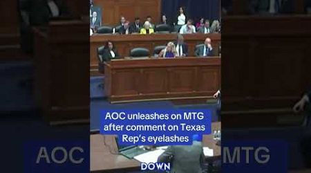 &#39;Girl, don&#39;t even PLAY!&#39; AOC is FURIOUS at MTG after eyelashes comment