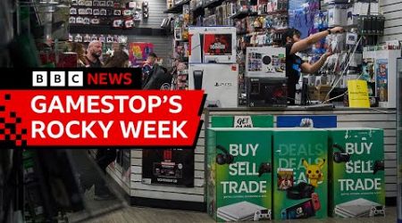GameStop meme stocks rally behind rollercoaster week on stock exchange | BBC News