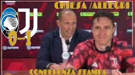 Atalanta - Juventus 0-1 / Conferenza stampa di Chiesa ed Allegri.