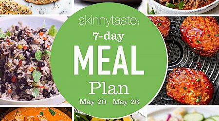 Free 7 Day Healthy Meal Plan (May 20-26)