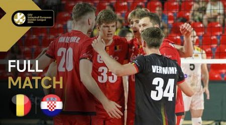 LIVE | Belgium vs. Croatia - CEV Volleyball European Golden League 2024
